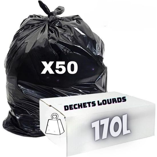 Blake And White Purely Kind - Bolsas Negras Resistentes | 75 L | Rollo De 30