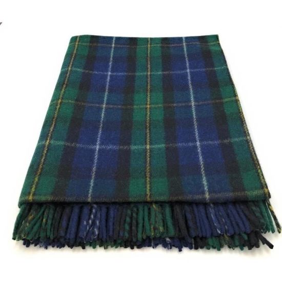 Tapis / Couverture En Laine Ingles Buchan Of Scotland - Tartan Wallace - Neuf