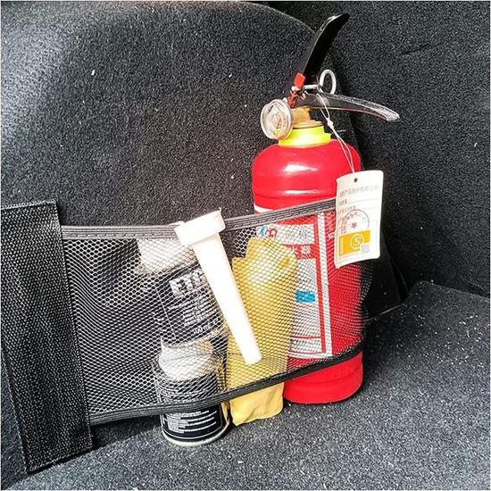 2 Pièces Sangle De Coffre Voiture - Organisateur Bagages Avec Bandes Élastiques De Fixation