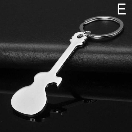 Ouvre-bouteille Guitare - Design Musical Drôle - Acier Inoxydable - Cadeau Pour Amateurs De Bière