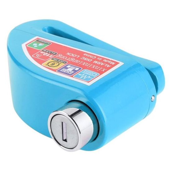 Antivol Disque Moto Avec Alarme 130 DB – Câble De Rappel 1,5 M – Pour Moto, Vélo, VAE – Alliage Aluminium