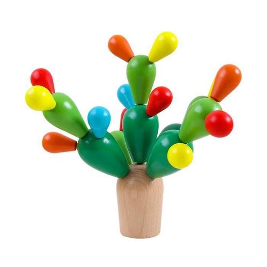 Jeu En Bois Flottant Balle Pipe - Jeu Classique D'Adresse - Jouet Éducatif Enfant - Freneci