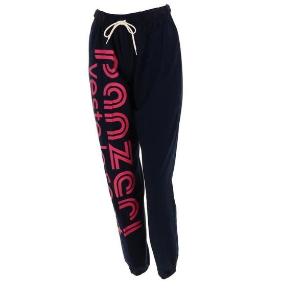 Pantalon de sport pour homme - Panzeri - Uni H - Gris chiné/rose