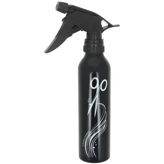 Vaporisateur Spray Pour Cheveux Coiffure En Inox Motif Star People Noir