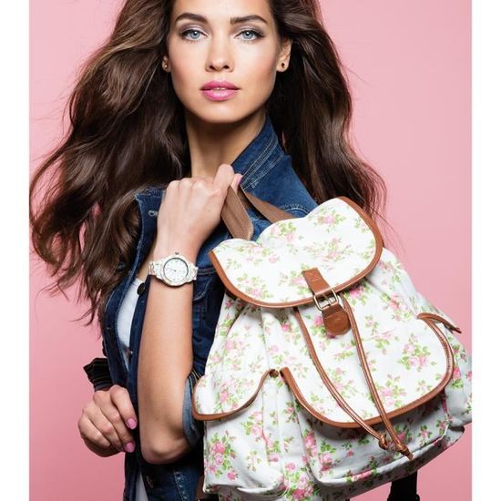 Sac a hotsell dos fleuri femme