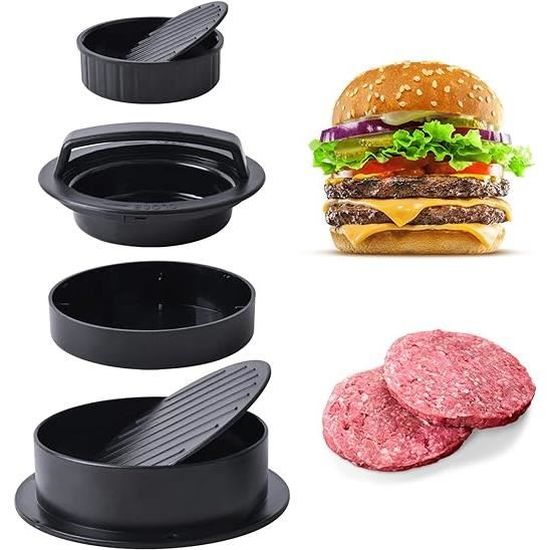 Presse à Hamburger Antiadhésive - Forme Des Steaks Hachés Parfaits Pour BBQ Et Burgers