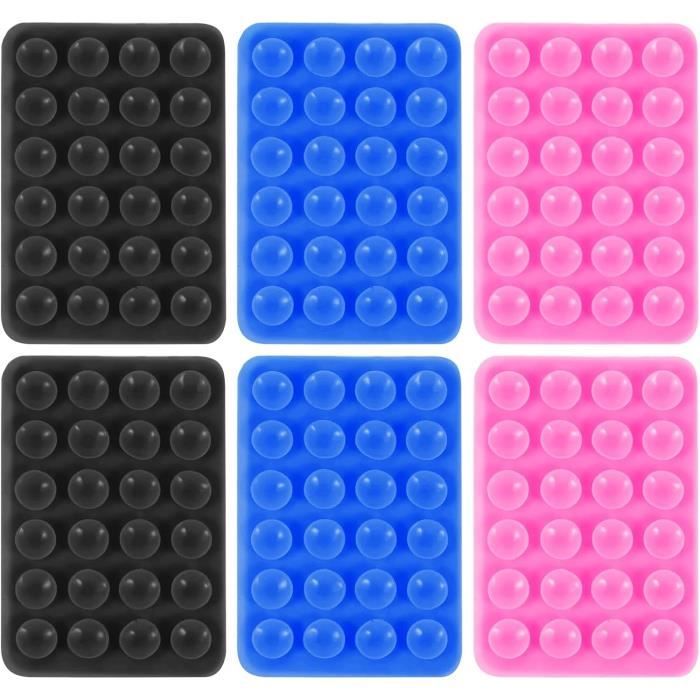 BAPPSUS Support Téléphone Ventouse Bleu – Silicone Universel Pour Bureau, Mur Ou Pare-brise