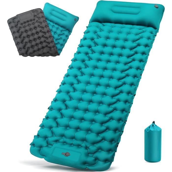 Matelas Double Auto-gonflant 8 Cm Avec Pompe électrique - Camping, 120x200 Cm