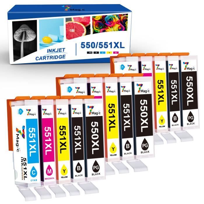 KIT 20 CARTUCCE CANON MG 5450 5550 5650 5655