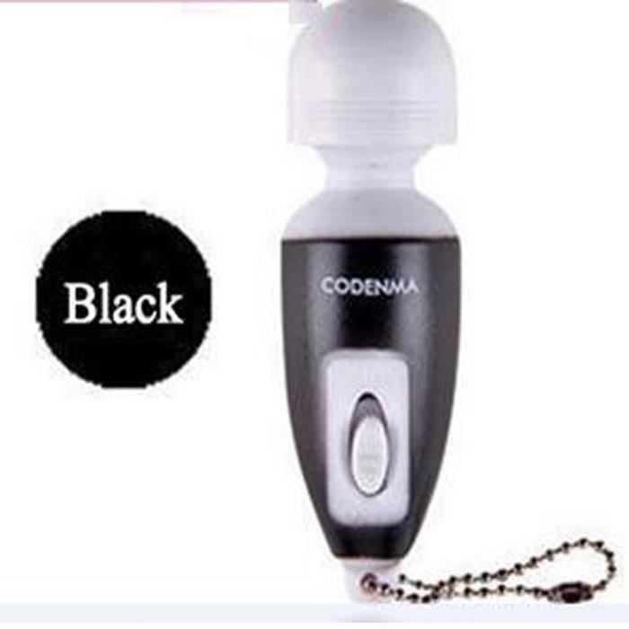 APPAREIL DE MASSAGE MANUEL,Mini vibrateurs AV pour femmes stimulateur de clitoris baguette magique produits de sexe - Type Black