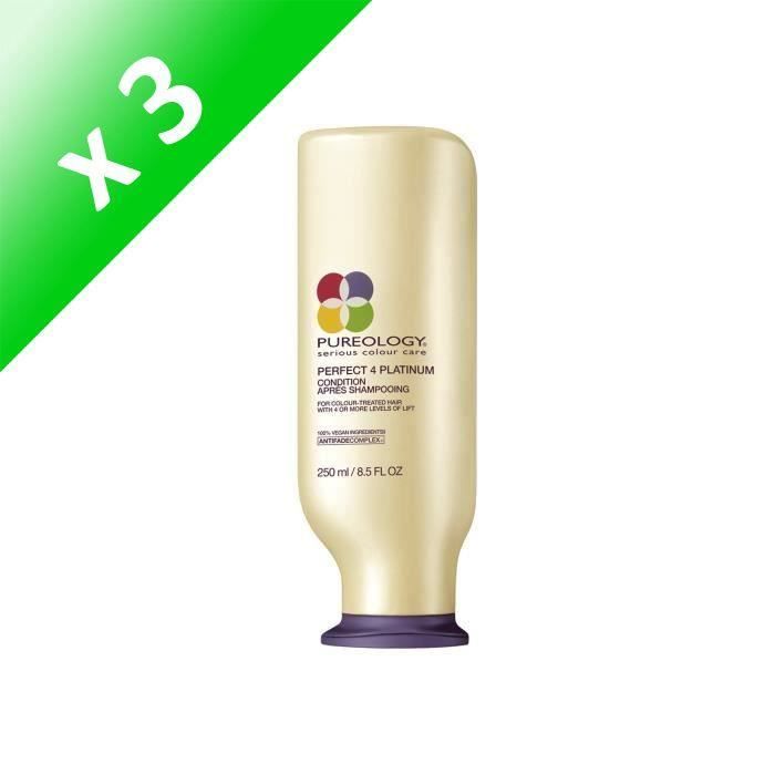 Pureology Conditioner Perfect 4 Platinium 250 ml (Lot de 3)