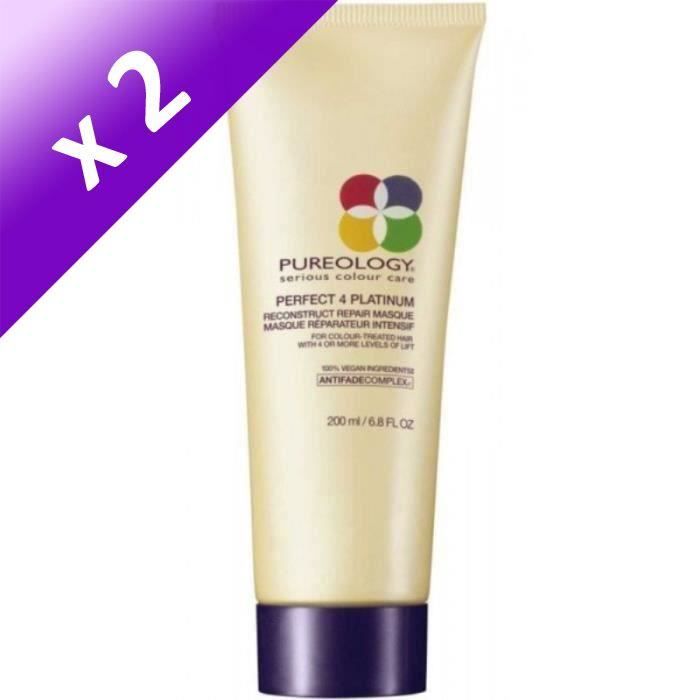 Pureology Masque Perfect 4 Platinium - 200 ml (Lot de 2)