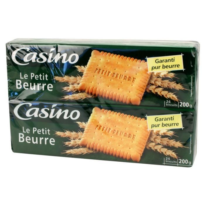 Lot de 2 paquets de biscuits Petit Beurre - 200 g
