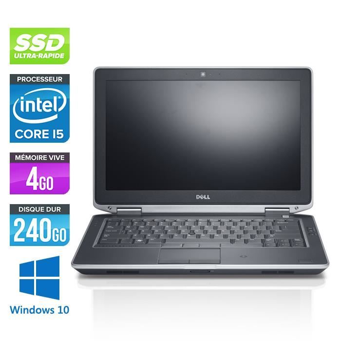Ordinateurs Portables Dell E6330 -core I5-3320 -4go -240g Ssd-windows 10