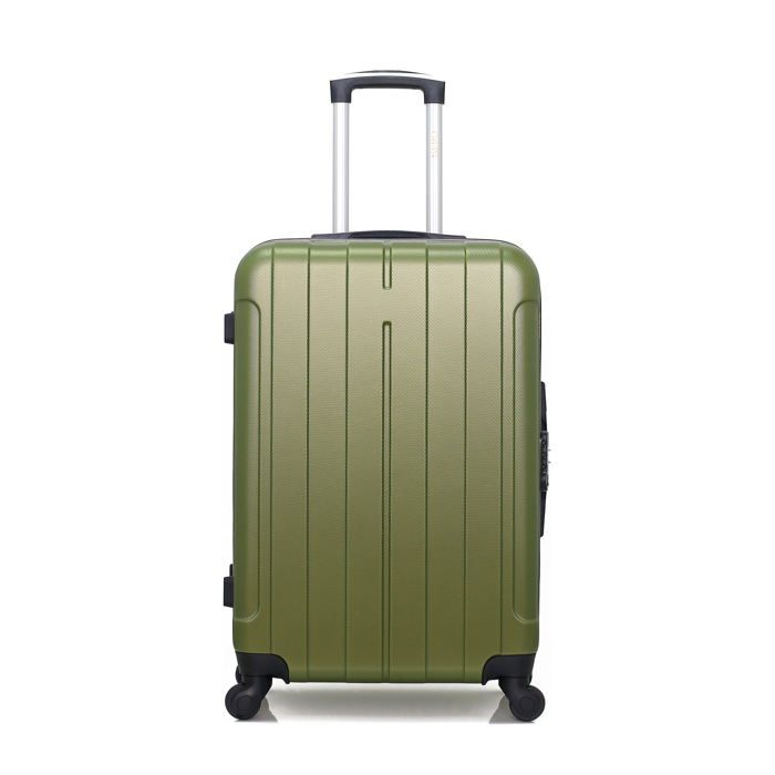 HERO – VALISE WEEK-END - ABS – 65cm – 4 roues – FOGO – KAKI