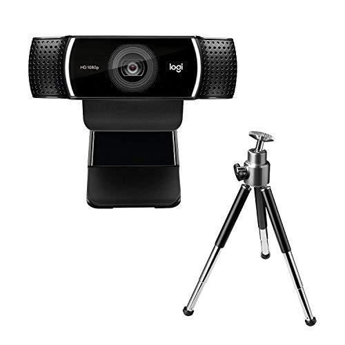 Logitech C922 Pro Stream Webcam, Ultrarapide HD 1080p/30ips/60ims, Audio Stéréo, Correction HD, Mise au Point Automatique, PC/Mac
