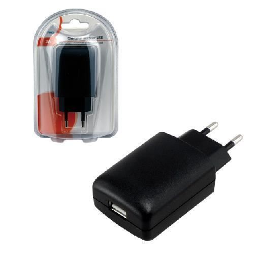 MCL Chargeur de secteur USB 2A - 1 port - Noir