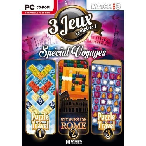 3 jeux complets spécial voyages
