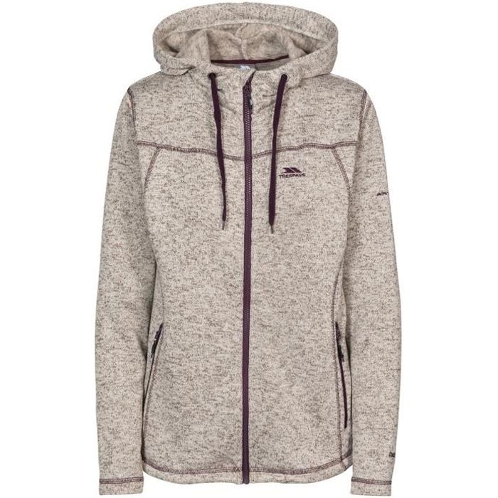 Trespass - Veste polaire ODELIA - Femme (Beige chiné)