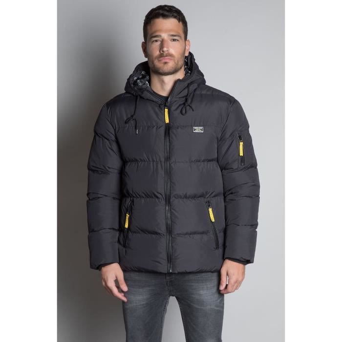 DEELUXE Doudoune oversize à capuche ROCKSTAR Black