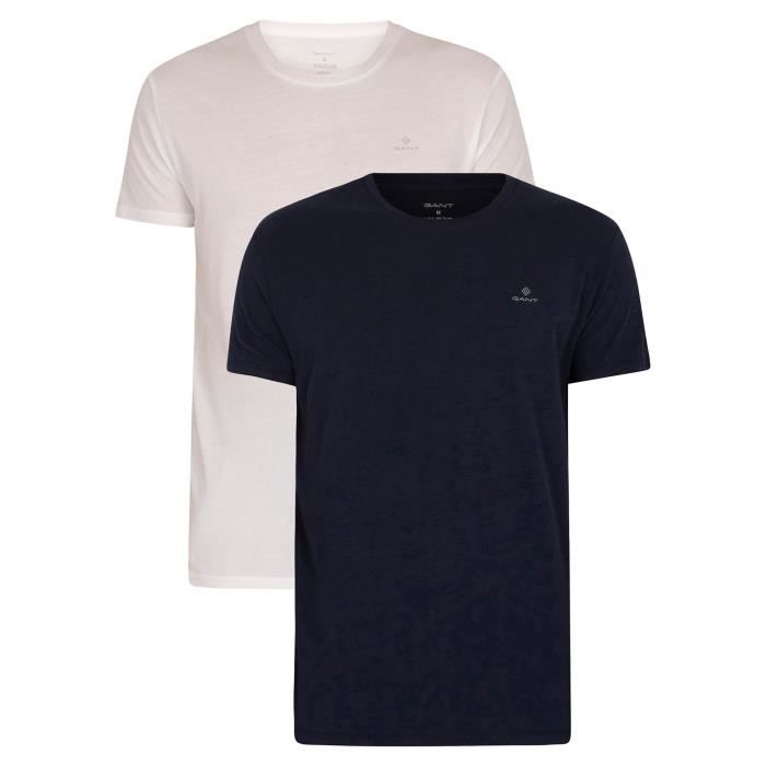 GANT Pour des hommes Lot de 2 t-shirts de détente Essentials, Multicolore