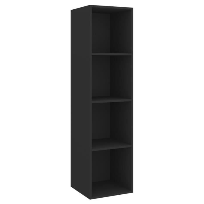 VBESTLIFE Ensemble de meuble TV 5 pcs Noir Aggloméré3