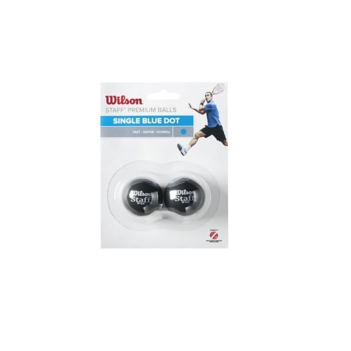 Balle Wilson Staff squash point bleu - noir/bleu - TU