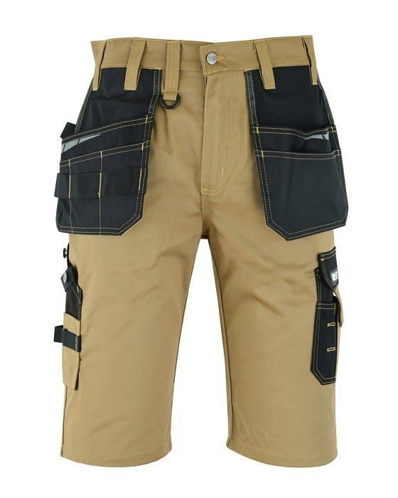 Bermuda Ms9 Shorts et Bermuda de Travail Hommes avec Poches Multifonctionnelles et Holster Pockets