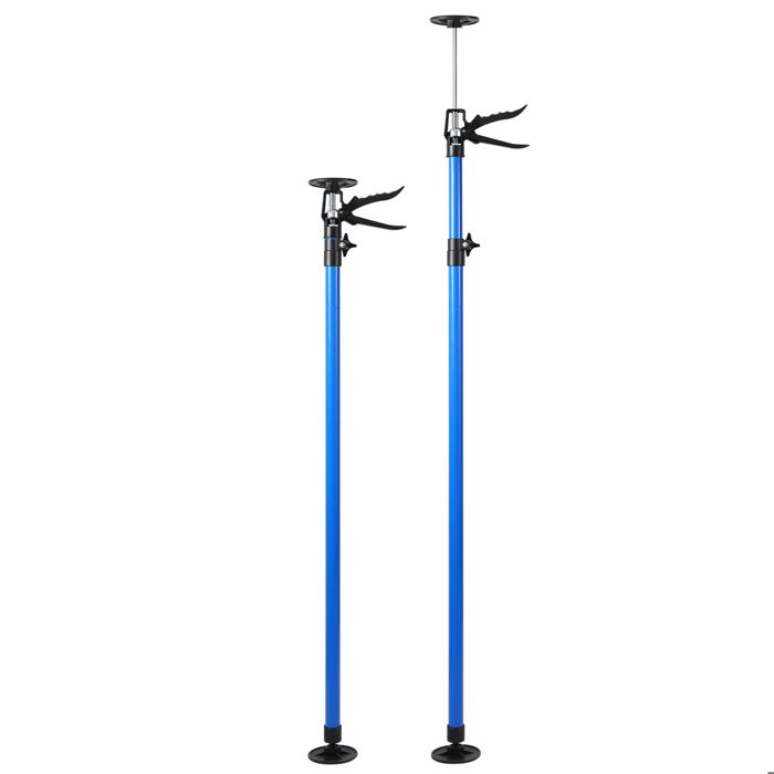 Lot De 2 Pieds De Table Télescopiques Réglables Hauteur 60 X 710 X 1100 Mm En Fer Chrome 208908883