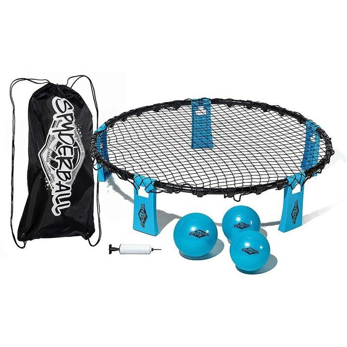 Shaka Ball – Jeu De Paddle Multijoueurs – Terrain Pliable – Pour Plage, Pelouse, Neige – 4 Joueurs – Sac De Transport Inclus – Règles Simples