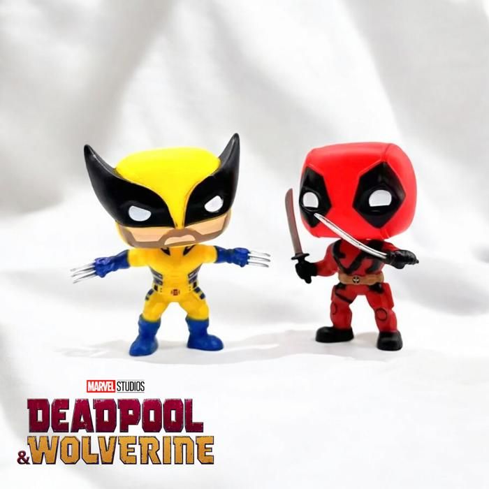 Minifigurine Deadpool X Wolverine - Générique, Sous Blister - Collection Marvel