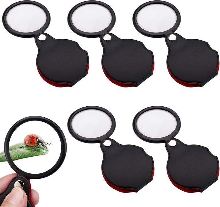 Keahup Lot de 10 loupes pliables, loupes de bureau pour tissus de Keahup Lot de 10 loupes pliables, loupes de bureau pour tissus de