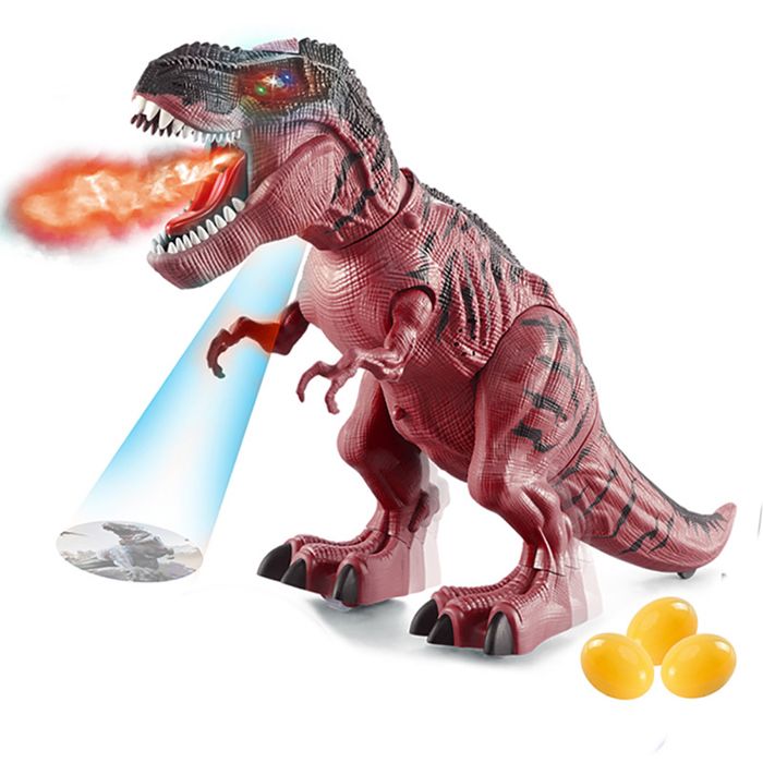 Comparer les prix de Dinosaure marcheur électronique Simulation modèle animal Dinosaure marcheur jouet avec pulvérisation de brouillard pondant des œufs