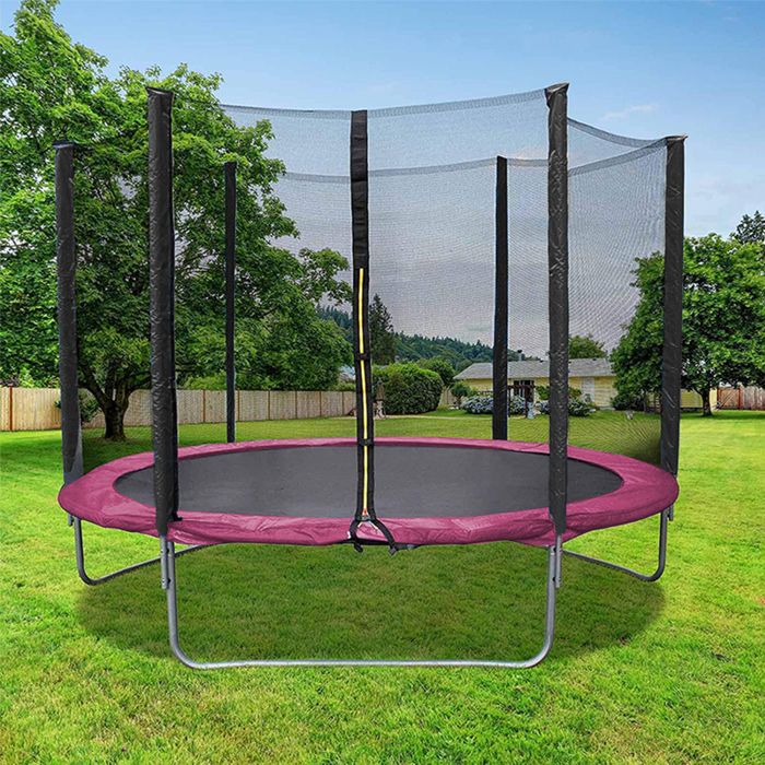 Trampoline enfant avec filet - XUANYU - Jardin-trampoline dextérieur -