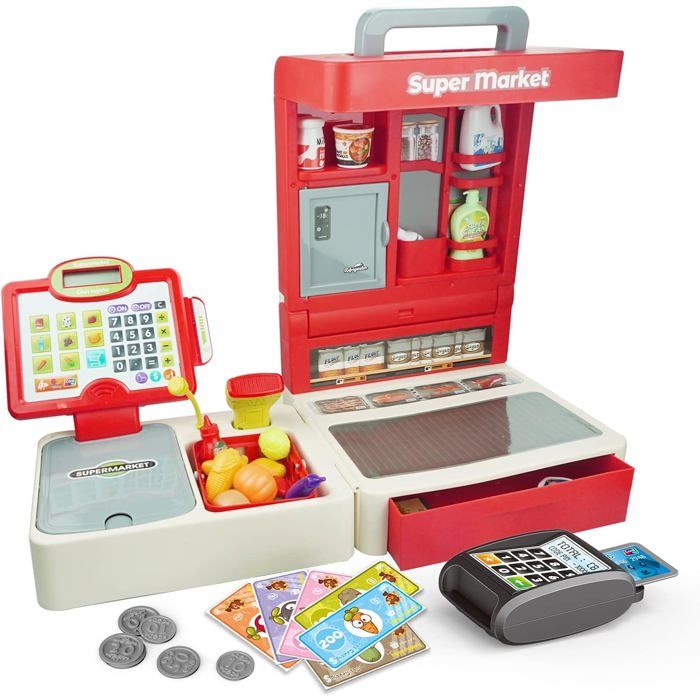 maysida Jouet Caisse enregistreuse pour Enfants-Caisse enregistreuse Calculatrice réelle, Jouet d'apprentissage Magasin, Cadeau pour Enfant garçon Fille | Votre wishlist sur maysida Jouet Caisse enregistreuse pour Enfants-Caisse enregistreuse Calculatrice réelle, Jouet d'apprentissage Magasin, Cadeau pour Enfant garçon Fille | Votre wishlist sur