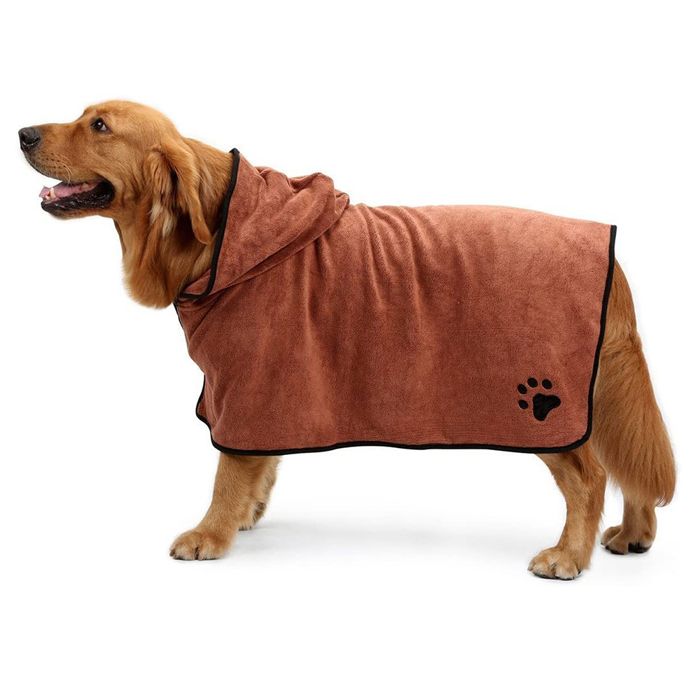 Comparer les prix de Vêtements pour animaux de compagnie peignoir pour animaux de compagnie serviette serviette de bain absorbante pour chien