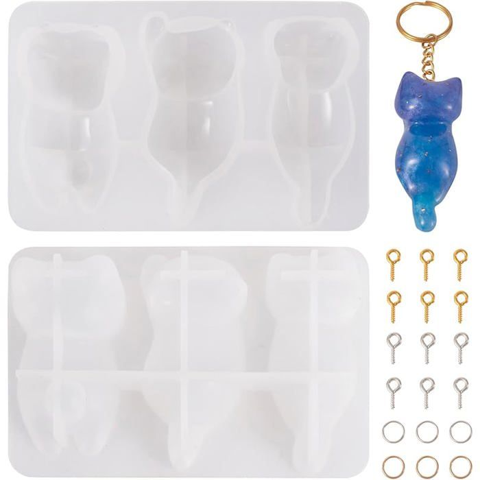 Plesuxfy Signet Résine Moules Silicone | Moules En Silicone Pour Porte