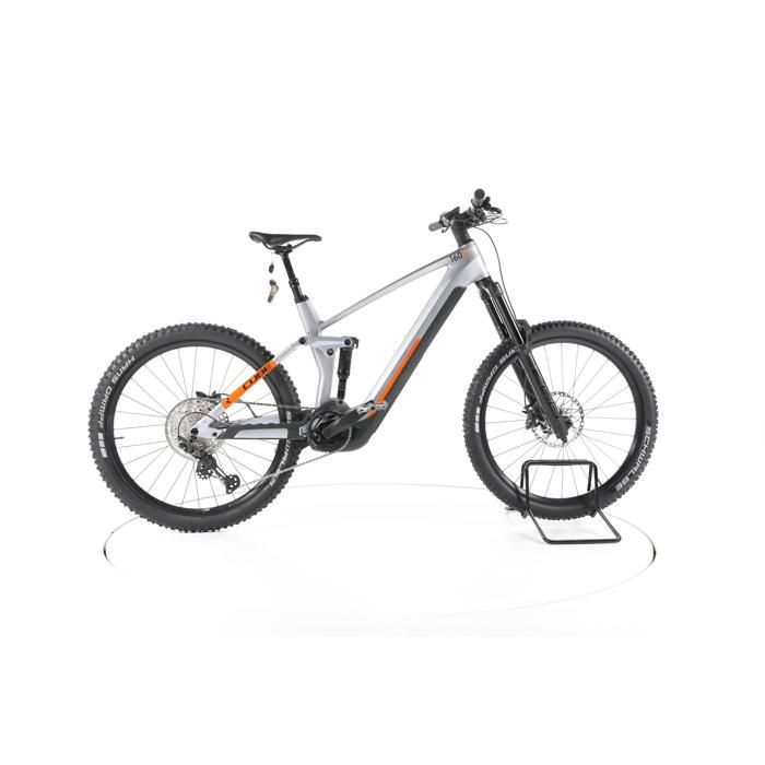 Vélo électrique - Cube Stereo Hybrid 160 HPC SL - gris - VTT électrique tout suspendu - Bosch 750 Wh Reconditionné - Cube