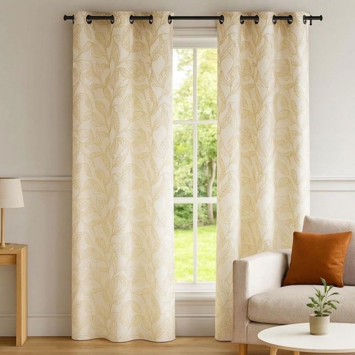 Rideau - double rideaux Rsd-distrib home styling collection curtain hemara taupe 140x260