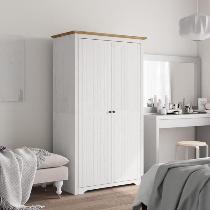SALE 2026Garde-robe - moderne-design - bois massif - marron - robe BODO rustique - 99x53 5x173 cm 482yqo66p9492