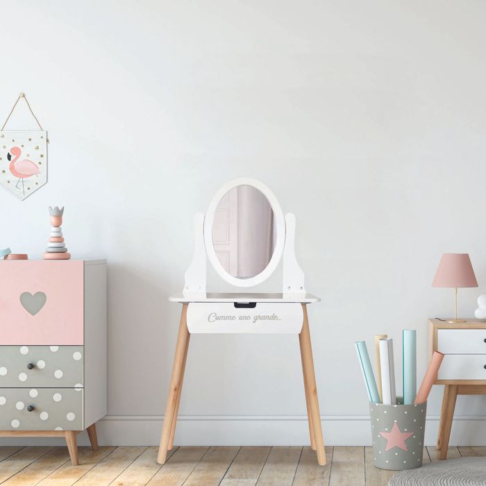 Coiffeuse - HOME DECO KIDS - Louise - Enfant - Bois