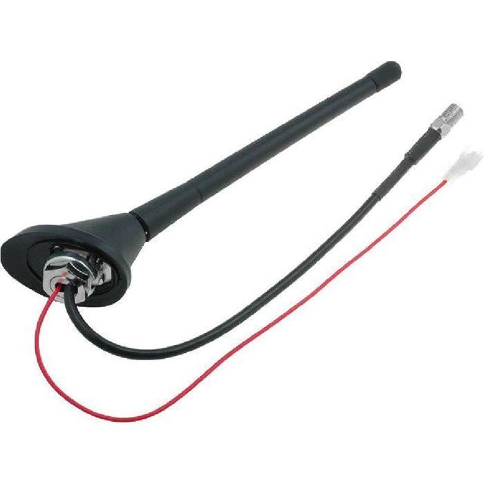 Antenne de toit - ADNAUTO - 0.18m - Compatible Seat Skoda VW - Fixation sur toit - Accessoire audio