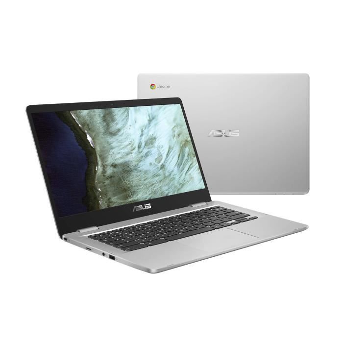 ASUS C423NA-EC0710 14 – Intel Celeron N3350 1.1 GHz  – Intel HD Graphics 500 – EMMC 64 Go – RAM 4 Go
