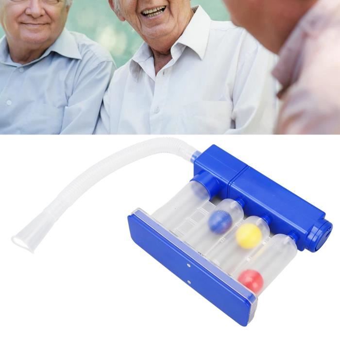 Appareil D'Exercice Respiration Profonde EVTSCAN - Entraîneur Pulmonaire Portable Pour Améliorer La Capacité Respiratoire