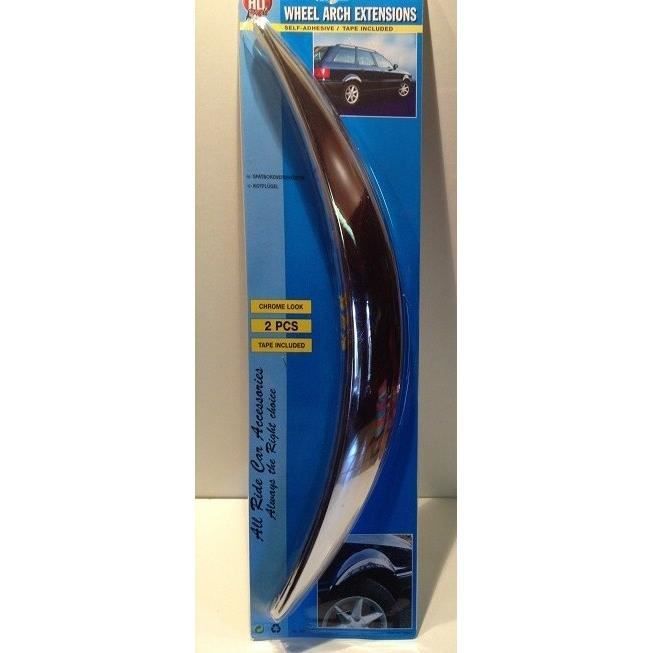 Lot de 2 Contour extension d ailes CHROME 55X6cm Achat Lot de 2 Contour extension d ailes CHROME 55X6cm Achat