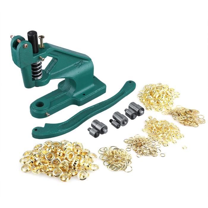 Cocoarm Riveteuse Machine Pince A Oeillets Professionnelle Presse Manuelle A Cremaillere Avec 3 Matrices Et 900 Oeillets 6mm 10m Achat Vente Riveuteuse Pince Cocoarm Riveteuse Machine P Cdiscount
