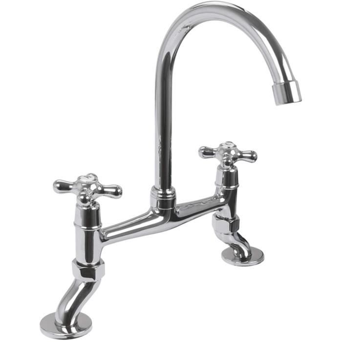 Robinet Cuisine Mitigeur Laiton Ancienne Monocommande | Leroy Merlin