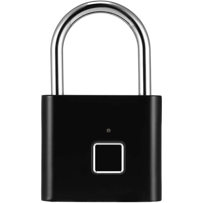 Cadenas à Empreinte Digitale USB Rechargeable - Étanche IP55, 20 Empreintes - Pour Bagages, Casiers, Gym - 2