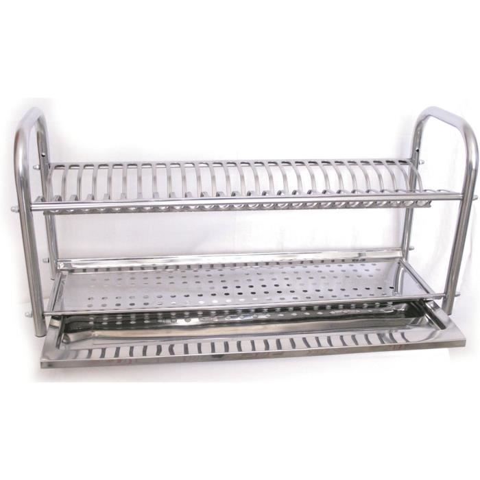 Égouttoir à Vaisselle Extensible En Acier Inoxydable