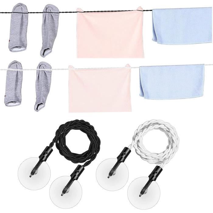 Corde élastique En Nylon - 5m Ou 10m - Noire Ou Blanche - Pour Arrimage, Bâche, Hamac, Artisanat